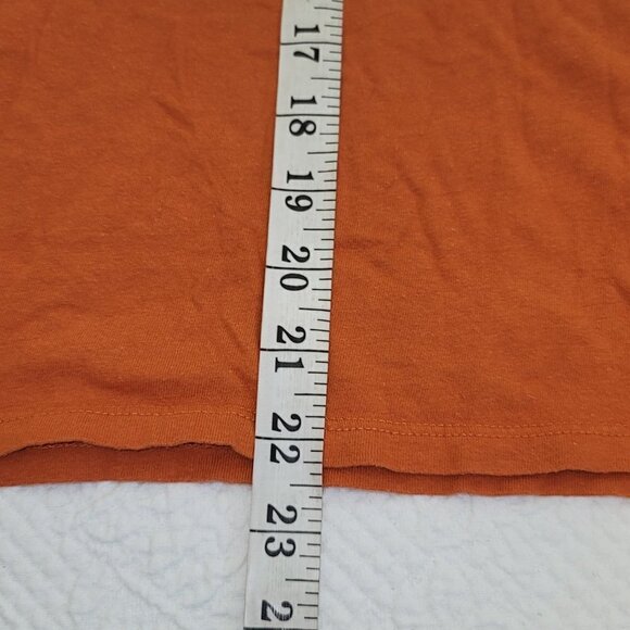 630. Forever 21 With Purpose Short Sleeve T-Shirt Orange Sz S - Picture 5 of 7